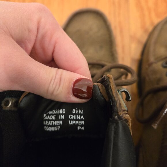 Mens Rockport XCS Brown Leather Boots Size 8.5M - Picture 9 of 10